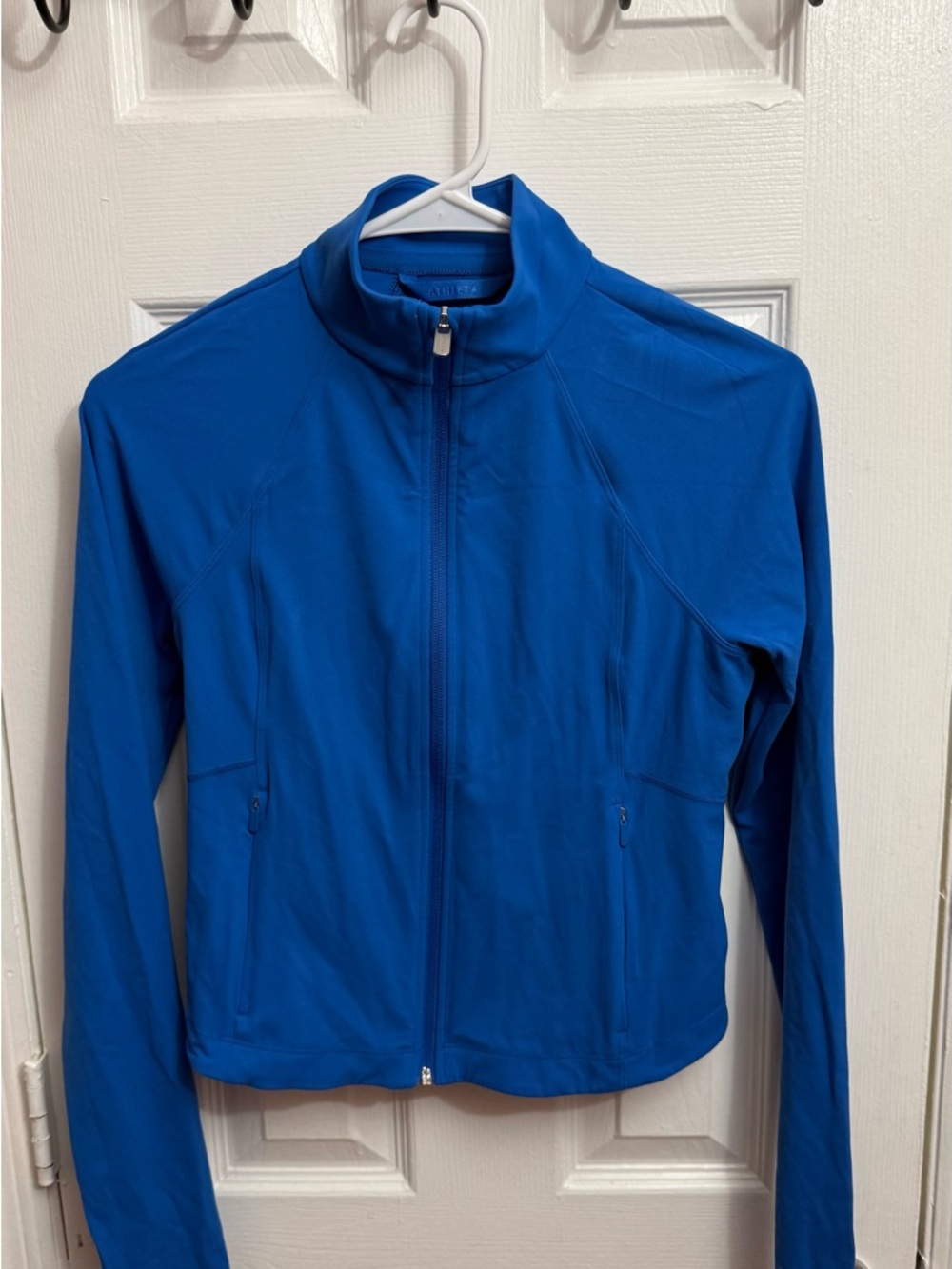Women’s Electric Blue Zip-Up Bomber Set